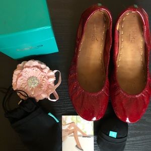 Tieks size 8 Ruby Red ❤️